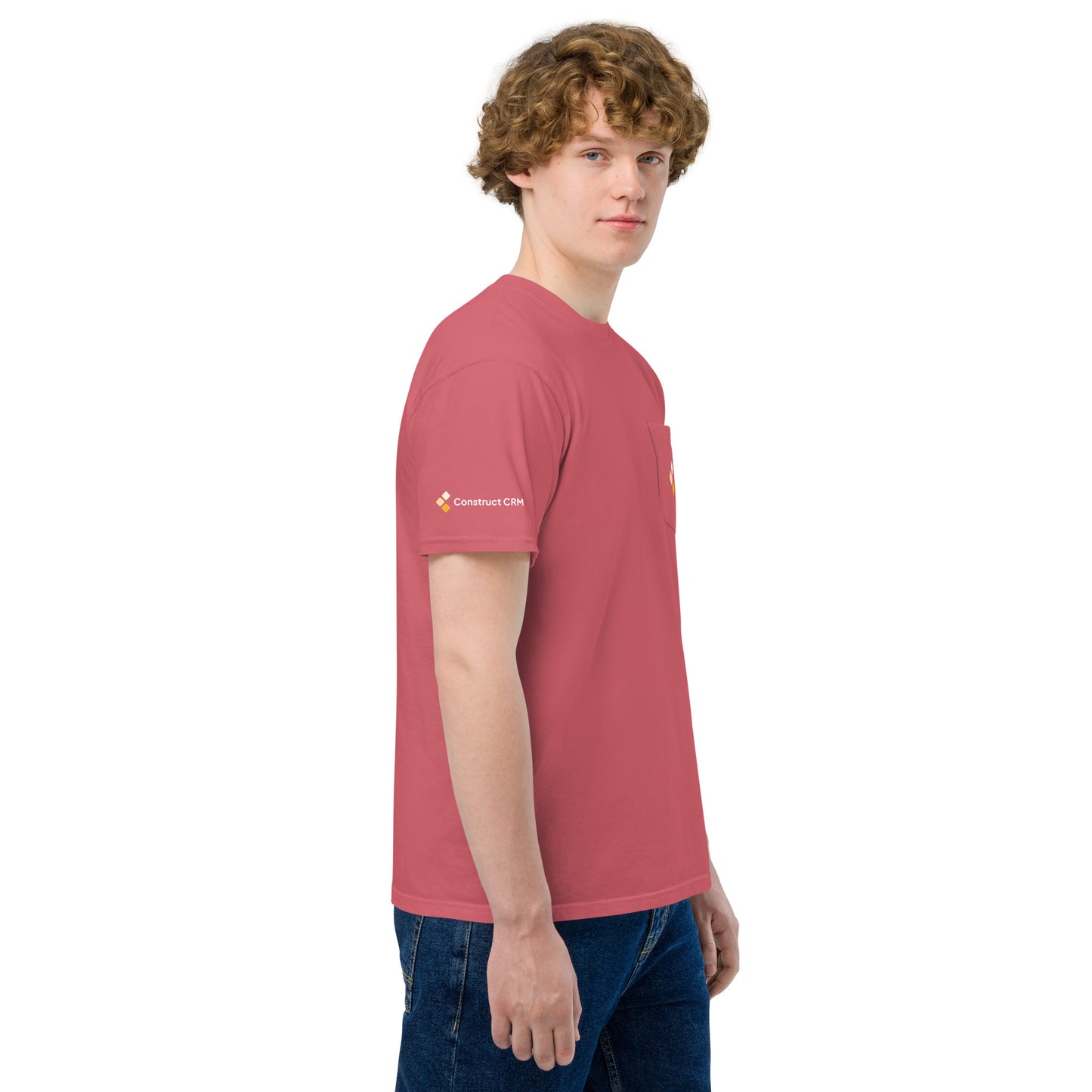 Unisex garment-dyed pocket t-shirt